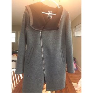 Betsey Johnson zip up hoodie
